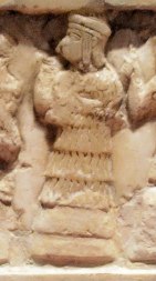 Enheduanna, Sargon király (címzetes?) leánya – forrás: Mefman00 [CC0], <a href="https://commons.wikimedia.org/wiki/File:Enheduanna,_daughter_of_Sargon_of_Akkad.jpg">via Wikimedia Commons</a>